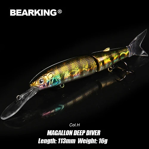 BEARKING 113 мм 16 г, 113 мм 13,7 г, 88 мм 7,2 г новые рыболовные приманки magallon family minnow crank горячая модель приманки - Цвет: Magallon-DEEP-H