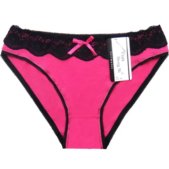 

3 pcs/lot Panties Women Underwear M-XL Sexy Briefs Female Lingerie 6 Colors Floral Ladies Underpants Panties 89069
