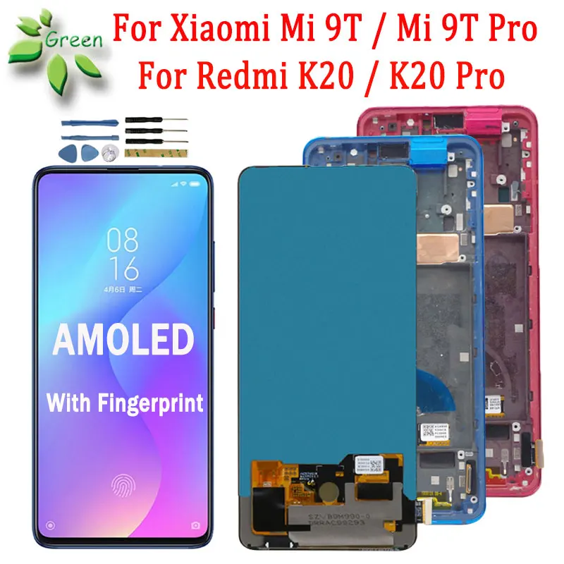 6 39 дюймовый оригинальный ЖК дисплей для XiaoMi Mi 9T /Mi Pro сенсорный экран с рамкой в