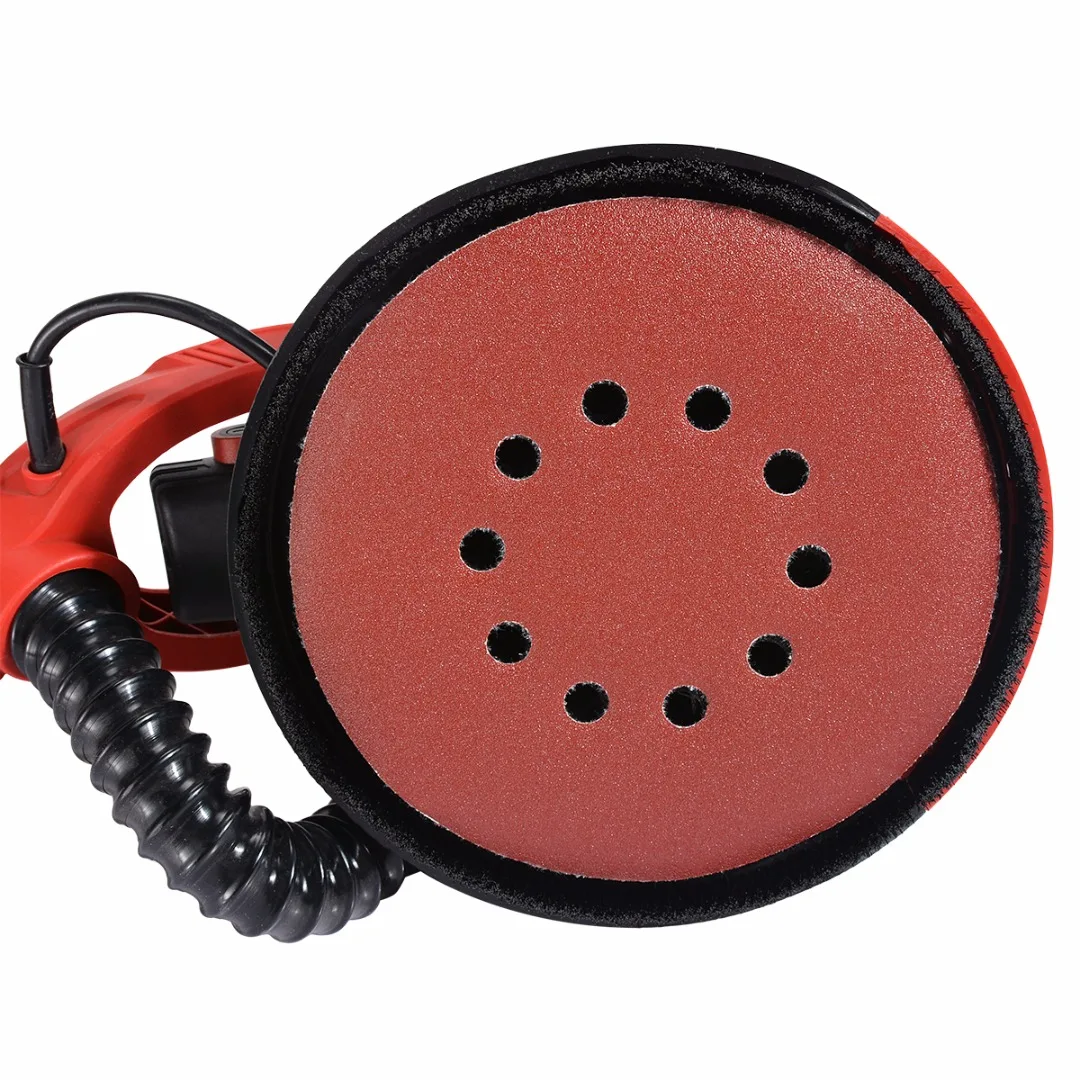 800W Adjustable Variable Speed Drywall Sander Machine with LED Light Dust-free Sand Skin Wall Tool Sandpaper Polishing Machine