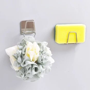 

Sink Drain Drying Rack Kitchen Sponge Storages Shelf Toilet Bathroom Soap Holder Cleaning Sponge Rack Hooks Accessories Tools