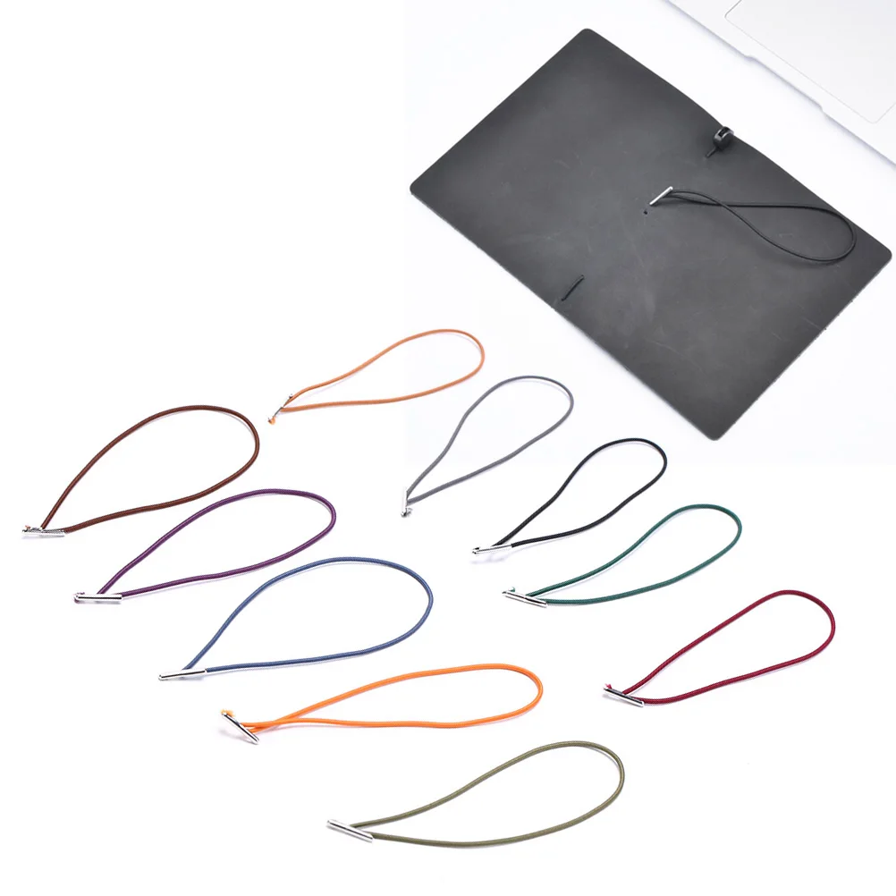 Notebook Accessory Elastic String Bungee Cord Elastic Repair Rubber Band Leather Elastic Cord For Notebooks Writing Pads Storage