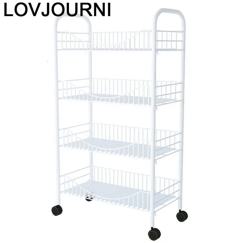 Etagere Rangement Cuisine Scaffale Cosas De Cocina Органайзер полка для тележек с колесами кухонные