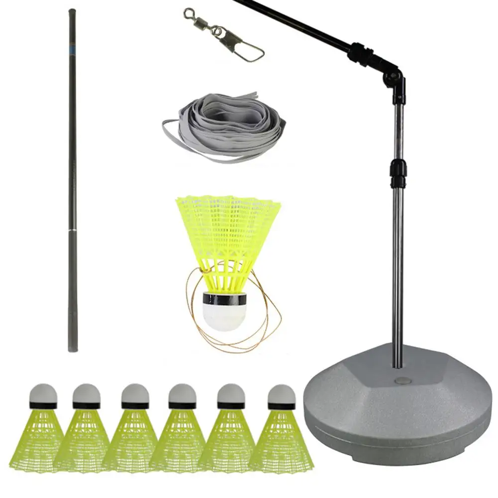 Elastic Children Adult Badminton Trainer Portable One Person Badminton