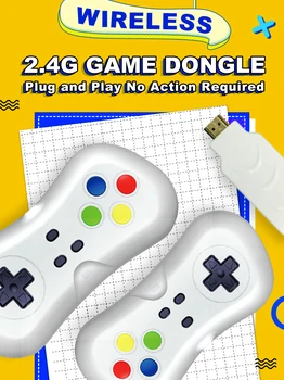 

4K HDMI Built In 638 Classic Videos Game Retro Console Controller Wireless WG01 Game Console Mini Game Console Dropshipping