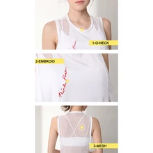 Женский топ для йоги безрукавки полые быстросохнущие свободные Беговые Спортивные топы без рукавов FH99