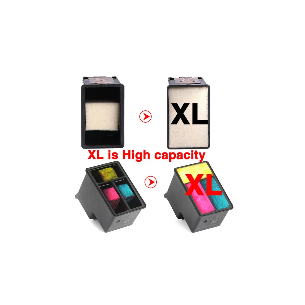 2 шт. 122XL чернильный картридж совместимый с hp122 Deskjet 1000 1050A 2000 2050 2050A 3000 3050 3050A 1510|ink