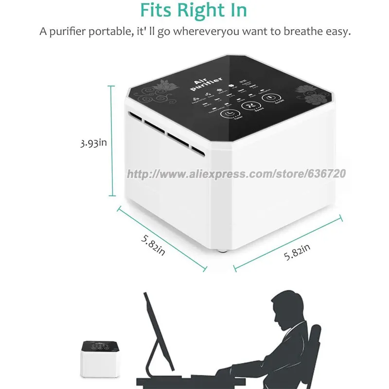 Compact True HEPA Air Purifier