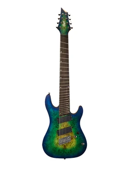 

Kx508ms-mbb KX series electric guitar мультимензурная 8-string, green, Cort