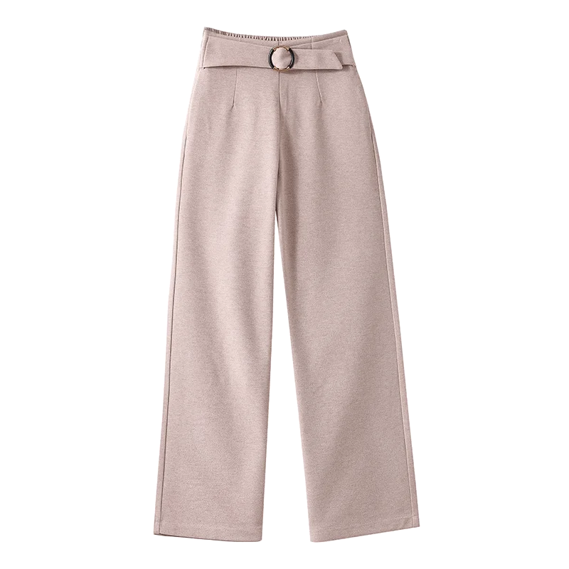 Осень зима 2019 женские широкие брюки модные эластичная талия высокая свободные