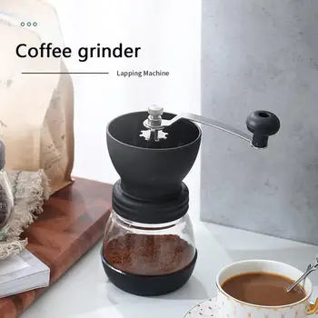 

Coffee Grinder Washable Ceramic Core Stainless Steel Handmade Mini Manual Coffee Bean Burr Grinders Mill Kitchen Tool