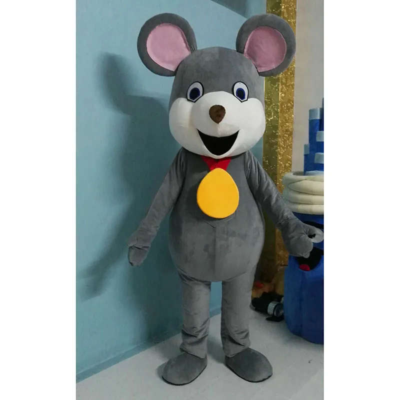 Halloween Gray Mouse Mascot Costume Fursuit Suits Cosplay Party Game Dress Outfits Clothing Advertising Xmas Easter Adults Size