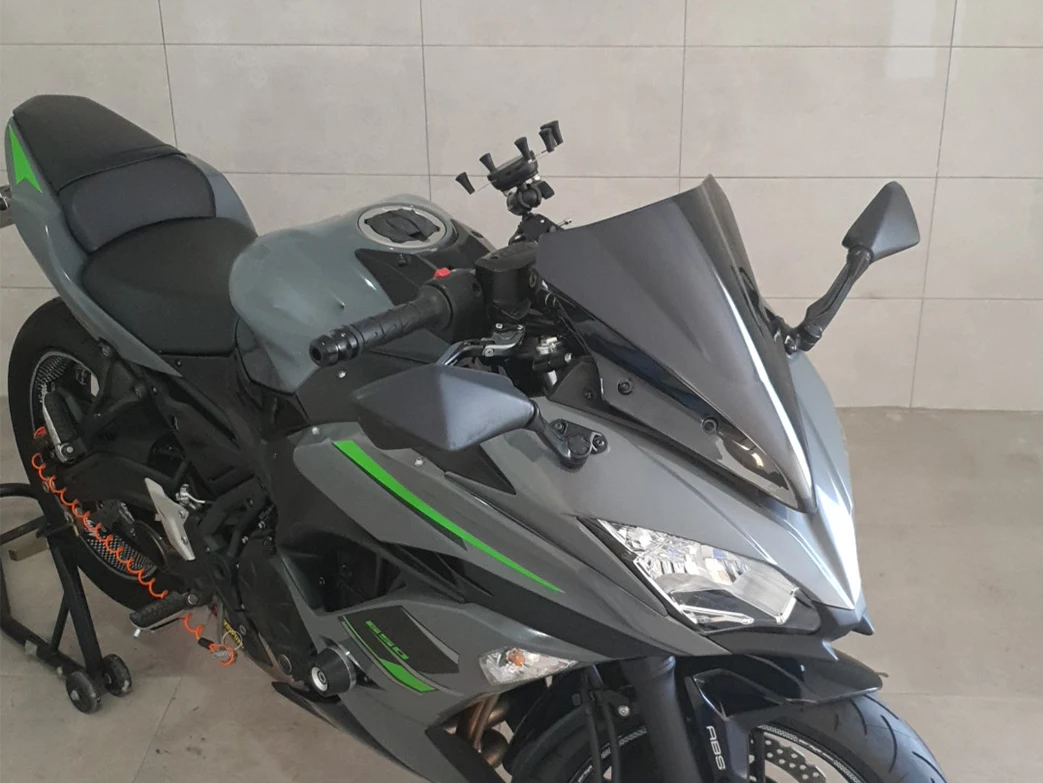 KEMiMOTO ветровое стекло для KAWASAKI Ninja 650 ветровое стекло ветровой экран Ninja650 аксессуары для мотоциклов