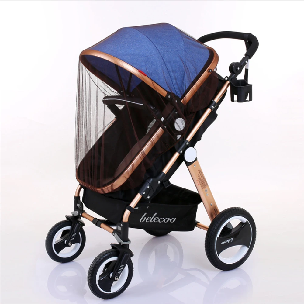 baby stroller cover for rain Baby Stroller Pushchair Mosquito Insect Shield Net Mesh Stroller Accessories cart Mosquito Net Safe Infants Protection baby stroller accessories best Baby Strollers