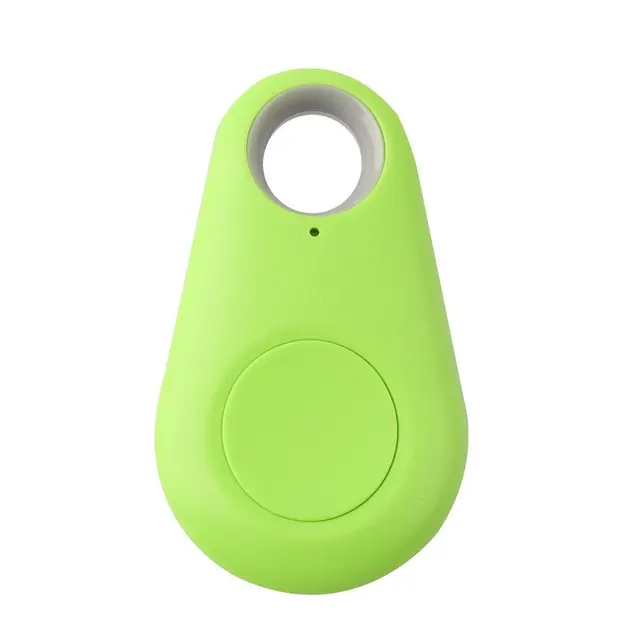 Mini Anti-lost Keychain Smart Tag Bluetooth Finder Device GPS Bi-Directional Alarm Tracker Phone Wallet Pet Child Key Locator Green