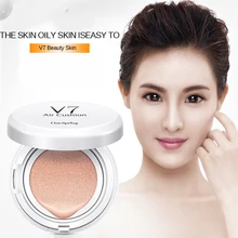 V7 воздушная Подушка BB витаминизирующий крем комплексный водный свет Глубокое Увлажнение Отбеливание CC из искусственной кожи, пирожное антивозрастной макияж Горячая TSLM1
