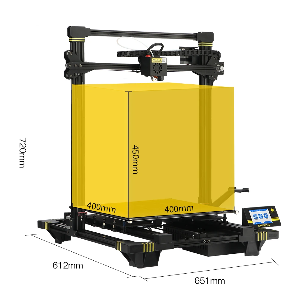 ANYCUBIC Chiron 3d принтер TFT сенсорный экран ultracase экструдер большой объем сборки 3d принтер комплект размера плюс impressora 3d drucker