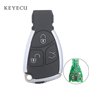 

Keyecu Smart Remote Control Car Key Fob 3 Buttons 315/ 433MHz NEC Chip for Benz 2000 01 02 03 04 05 06 07 08 09 10 11 12 13 2014