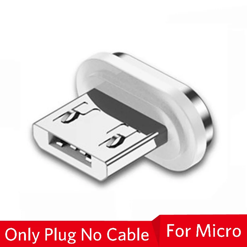 1 м 2 м Магнитный кабель Micro usb type C Быстрая зарядка Micro usb type-C Магнитный зарядный провод usb c для iphone X Xr Xs 11 USB кабель - Цвет: Only Micro Adapter