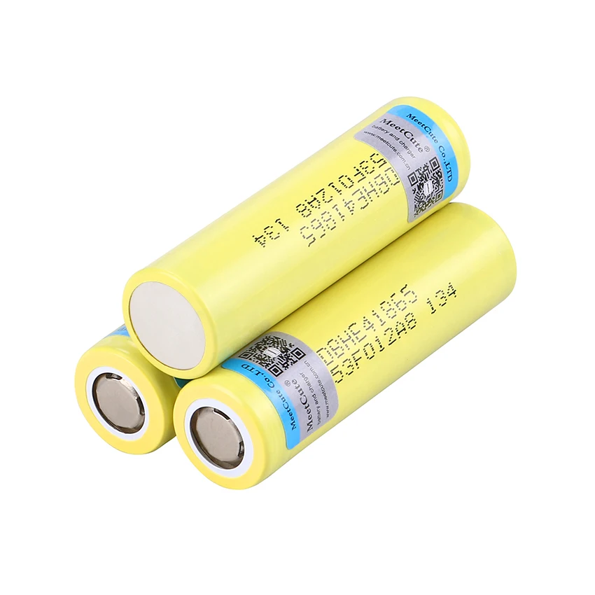 Meetcute 2500mAh Li-lon аккумулятор HE4 18650 3,7 V power перезаряжаемые батареи Макс 20A, 35A Разрядка Для LG для электронной сигареты