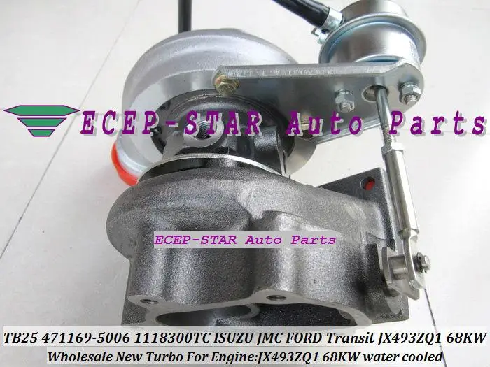 Турбокомпрессор с водяным охлаждением TB25 471169 5006 1118300TC для FORD ISUZU JMC Transit 2.8L JX493ZQ