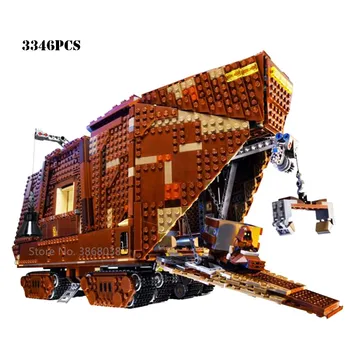 

Ewok Village First Order Heavy Assault Walker 3290Pcs Lepining 05038 Cavegod UCS Sandcrawler Assembly Model Building Blocks Bric