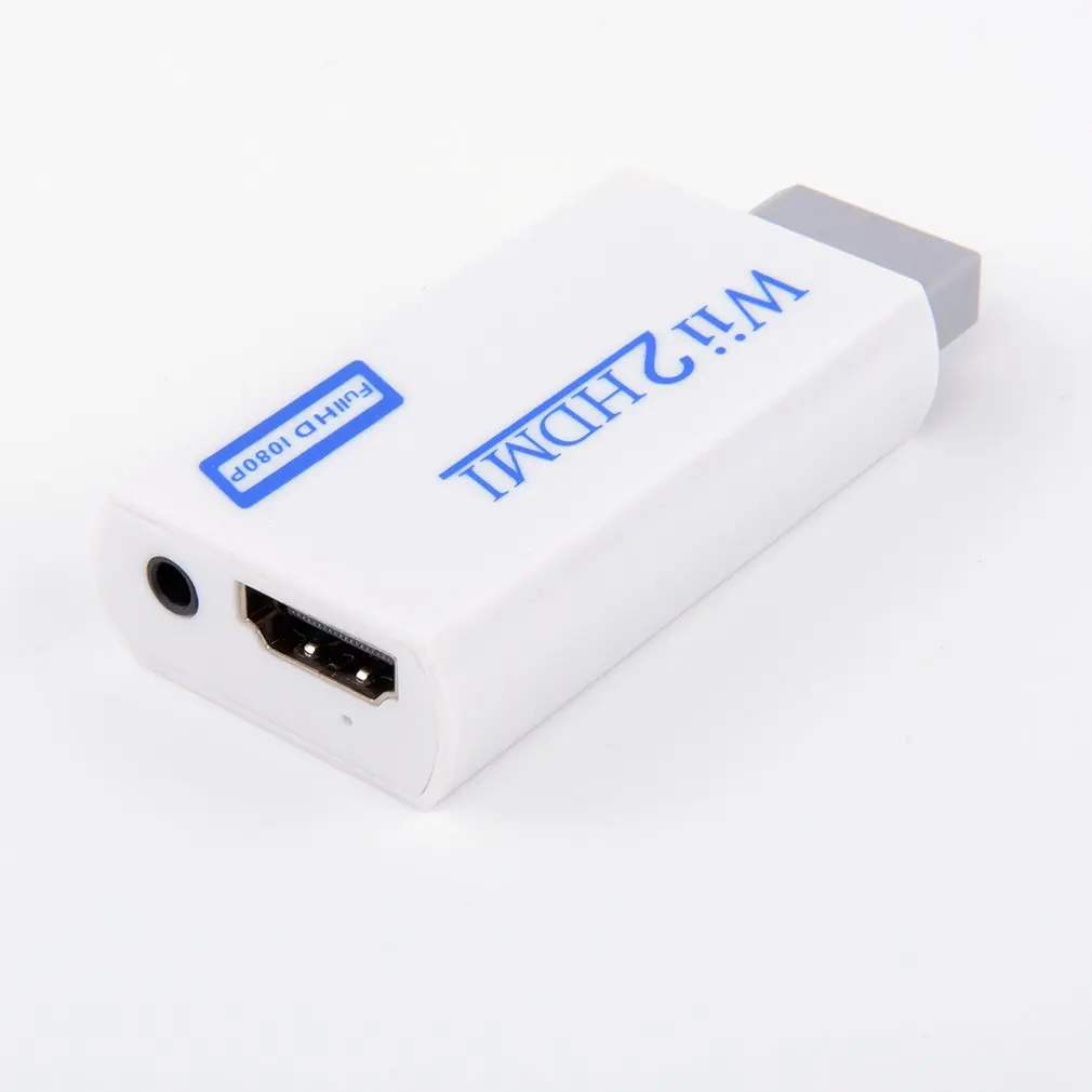 Для wii в HDMI конвертер Поддержка FullHD 720P 1080P 3,5 мм аудио wii 2HDMI адаптер для HDTV wii конвертер Горячая дешево