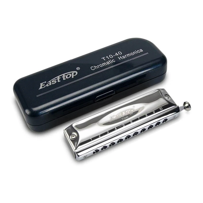 Модернизированная новая Хроматическая гармоника Easttop T1040 с 10 отверстиями Гарпа