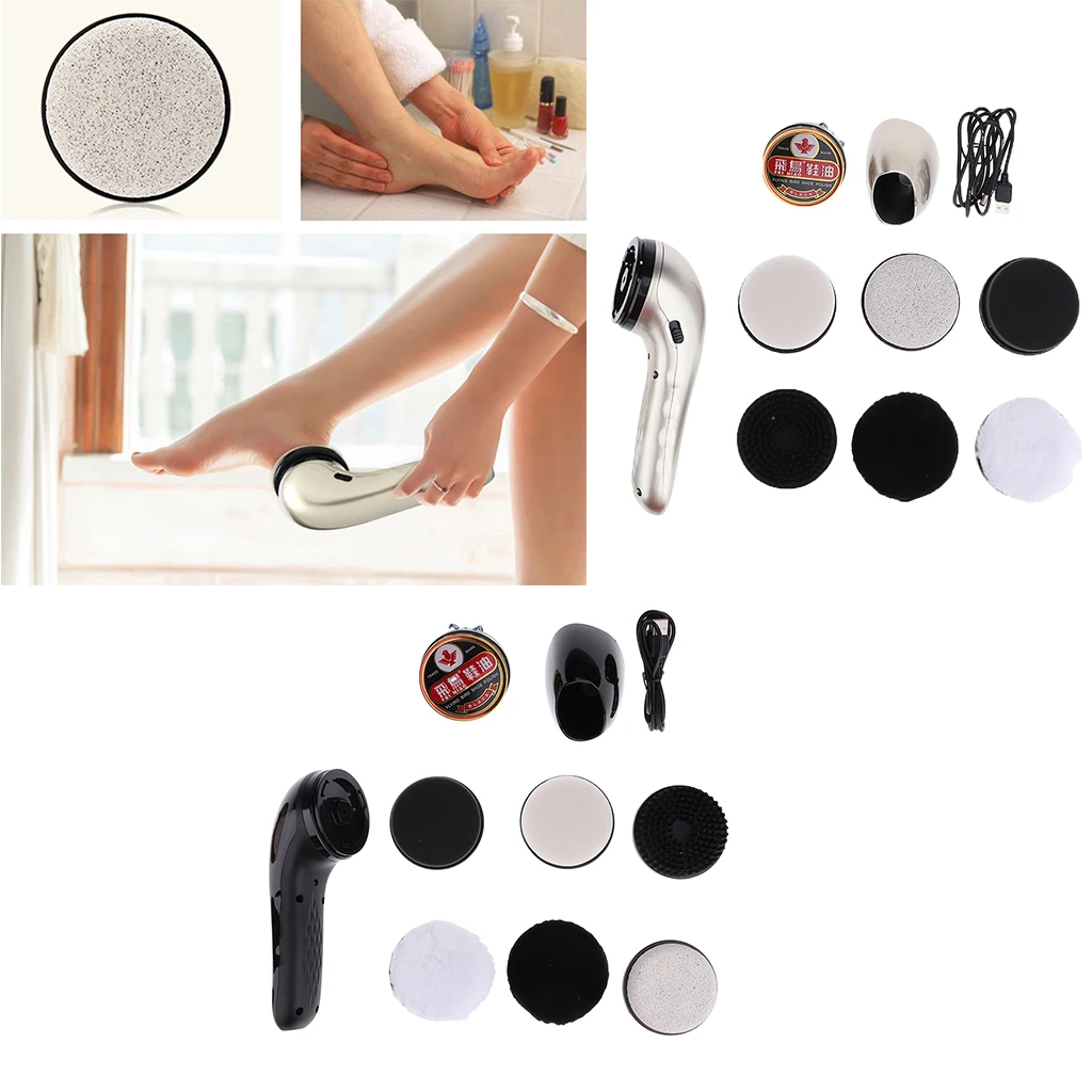 

10 Pcs Multifunctional Electric Shoe Care Polisher Kit Handheld Shoe Cleaning Brush Set Machine for Leather Sneakers Shoes Care