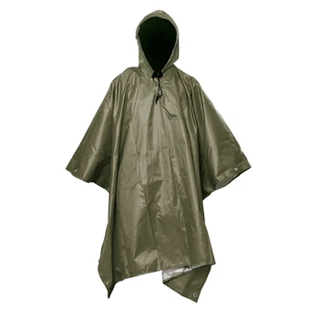 

3 in 1 Multifunctional Raincoat Outdoor Travel Rain Poncho Backpack Quality Awning Rain Cover Camping Hiking Waterproof Tent