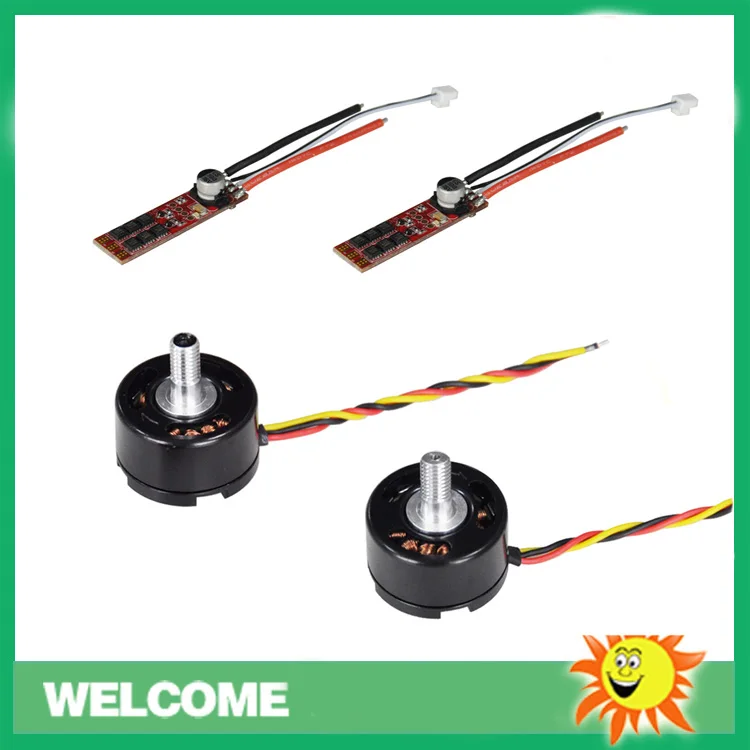 4 шт./лот Hubsan H501A H501S RC Дрон Квадрокоптер запчасти H501S-07/08 CW двигатель CCW и H501S-19 ESC