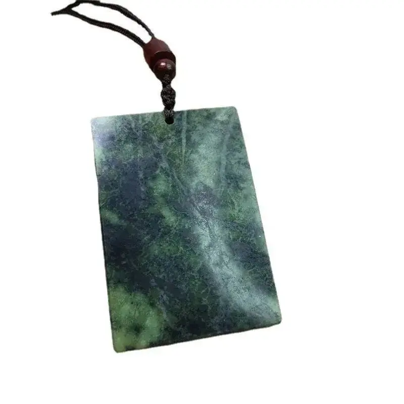 Natural Tibetan Jade Medicine Wangshi Safe and Nothing Brand Pendant Strong Magnetic Health Pendant Men's and Women's Jewelry