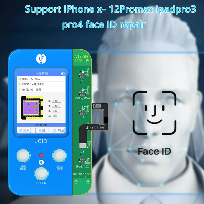 Jcid V1se Face Dot Matrix Repair Instrument For Iphone X13promax Face Id Repair Flex Cable Dot