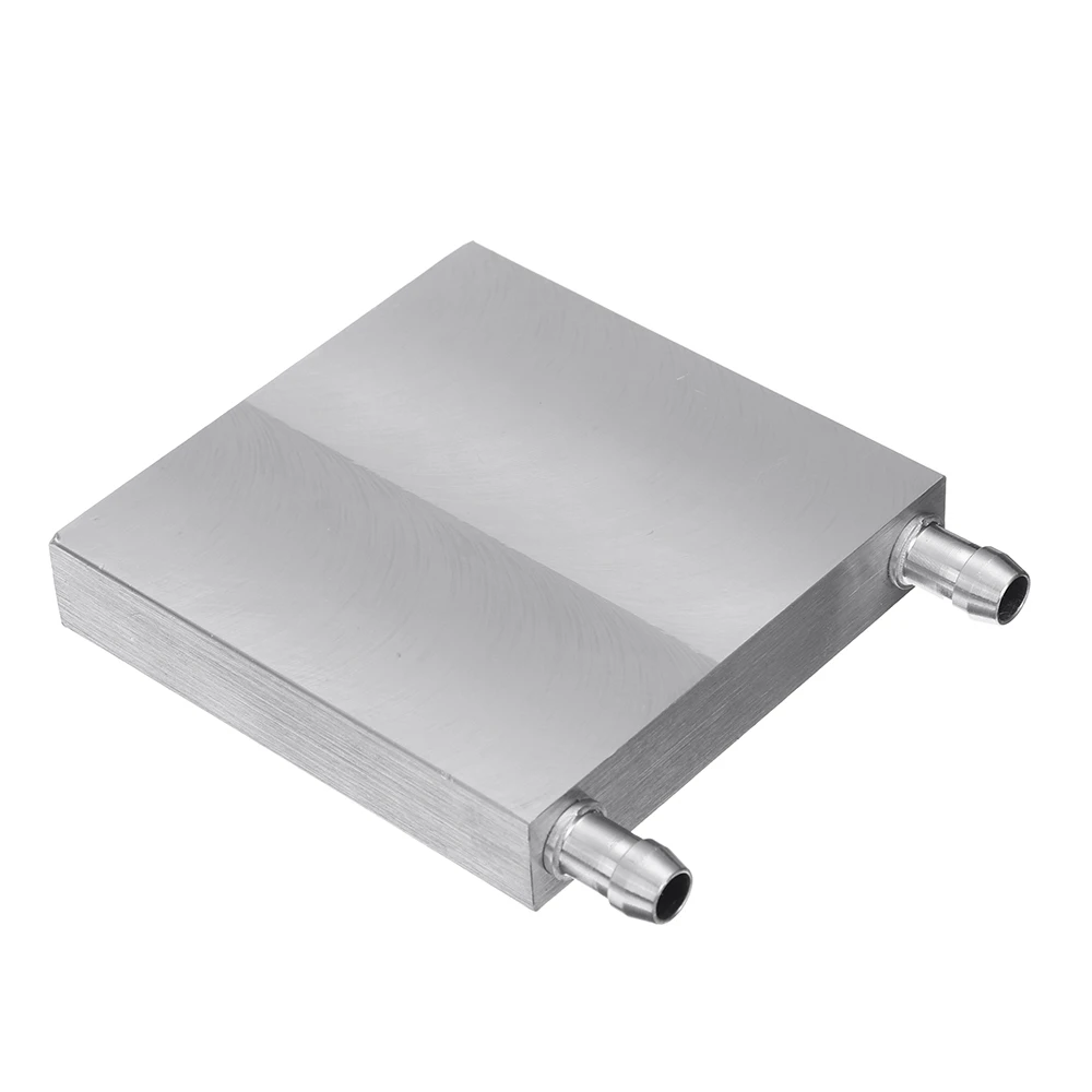 

80x80x15mm Aluminum Water Cooling Block Semiconductor For CPU Radiator Heatsink