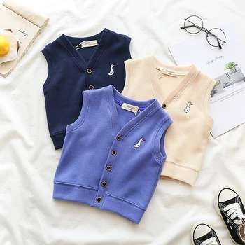 

Toddler Girl Vest 2019 Autumn Winter New Baby Boys and Girl Knitted Vests Coats Kids Sleeveless Waistcoat Toddler Winter Clothes