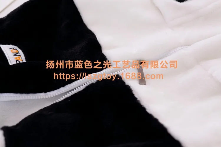 Горячая панда жилет креативный мультфильм плюшевая игрушка кукла-обработка настраиваемый логотип рекрут агенты