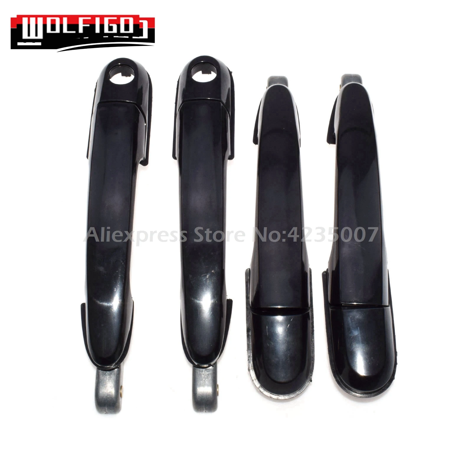 WOLFIGO новая грунтованная черная наружная дверная ручка для hyundai Tucson 2005 06 07 08 2009 82650-2E020-CA/82660-2E020-CA