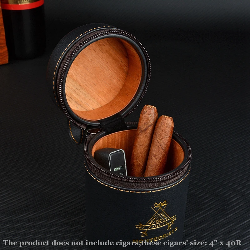 Travel Cigar Case Leather 5 Tube Cigar Holder Multifunctional Cigars  Storage Bag Portable Smoking Cigar Accessories - AliExpress