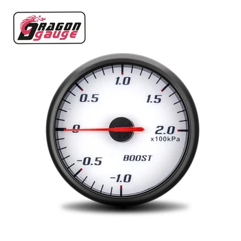 

「DRAGON」 60MM Universal Booster Meter -1~2×100kpa Boost Gauge Factory Sales Arrow Display 12V Car Modification Instrument