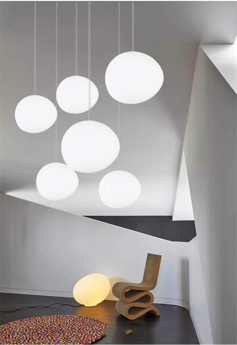 Sala de Jantar Luzes Pingente Modernas Itália Foscarini Gregg Pendurado Lâmpada Led Irregular Pvc Lâmpadas Cozinha Loft Luminárias 4 Cheap Luzes de pendentes