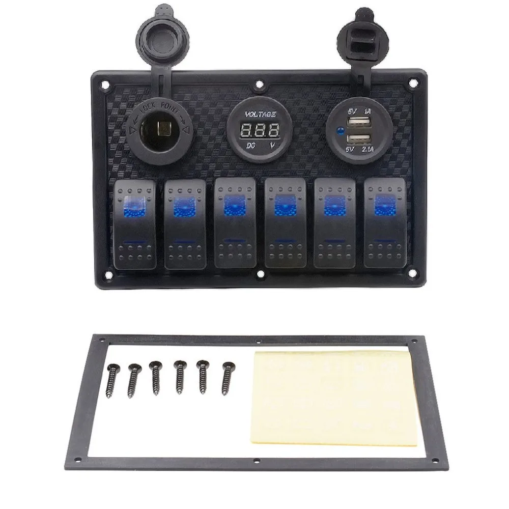 CS-465A1Waterproof авто лодка морской светодиодный кулисный переключатель панель