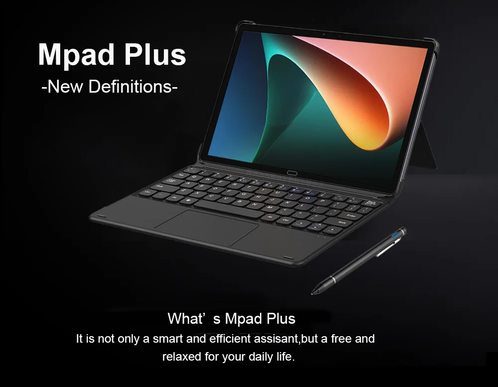 Mpad Plus 2.5K 10.8 Inch 2-in-1 Android Tablet - 10 Cores MTK, 4GB RAM, 128GB ROM, 4G LTE, 7000mAH with Keyboard Description Image.This Product Can Be Found With The Tag Names Computer Office, Mpad plus, Tablets