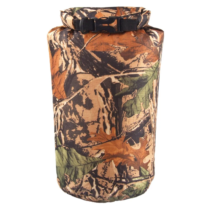 

New Portable 8L Water Proof Camouflage Dry Storage Bag Canoe Kayak Rafting Camping Climbing Outdoor Hiking