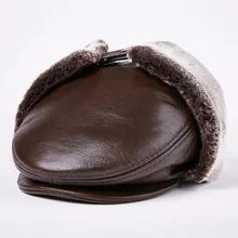 T-MAC, Классическая Мужская Натуральная Кожаная шапка, зимняя шапка с ушками, шапка для пожилых мужчин, папы, теплый Газетчик, плоский плющ, Кепка для мужчин, берет