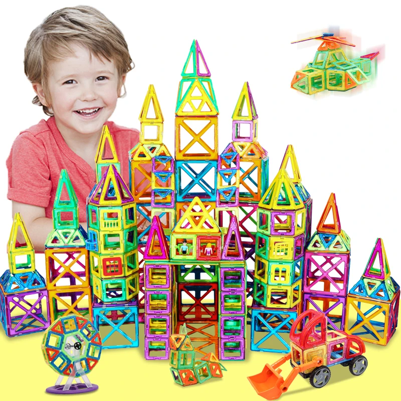 1 шт. магнитные строительные блоки сделай сам|Магнитные конструкторы| |