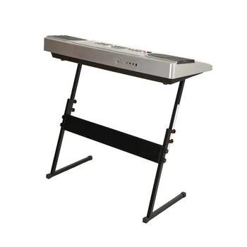 

Universal Electronic Keyboard Stand Z Type H-frame Keyboard Support for Children Beginner (Black)