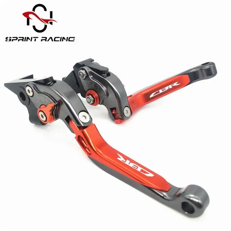 CBR650R для HONDA CB650R CBR 650R CBR 650 R- аксессуары для мотоциклов регулируемые складные тормозные рычаги сцепления - Цвет: Titanium-Orange