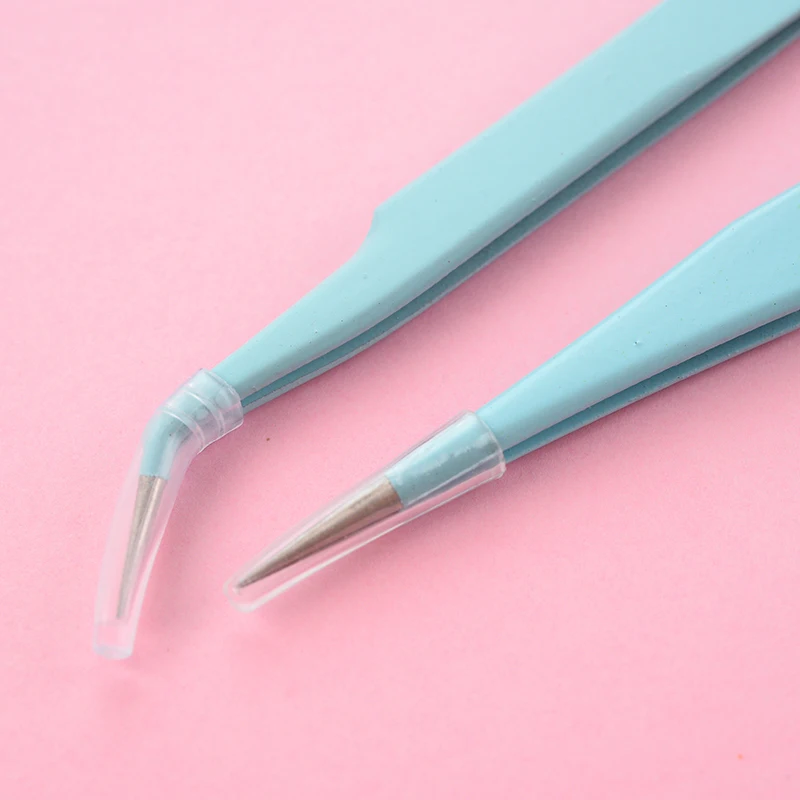 Yoofun 1pc/pack Stainless Steel Tweezers Accessories Sticker Tool for Scrapbooking Journals Utility Knife Kawaii Stationery - Image 2