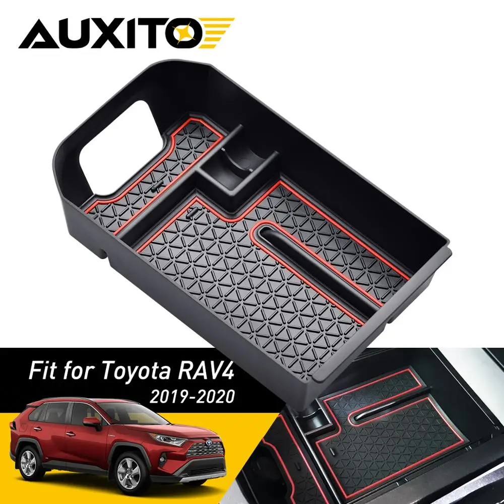 Car central armrest box for Toyota RAV4 2019 2020 XA50 RAV 4 Accessories Stowing Tidying Center Console Organizer