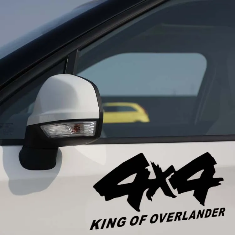Автомобильные наклейки Король оверландера 4x4 креативные Декоративные для